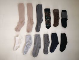 🤩12 STK: VERSCHIEDENE FARBIGE SOCKEN: HUDSON & CO.