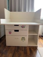 Pult/Wickelkommode weiss mit Schubladen und Regal gebraucht