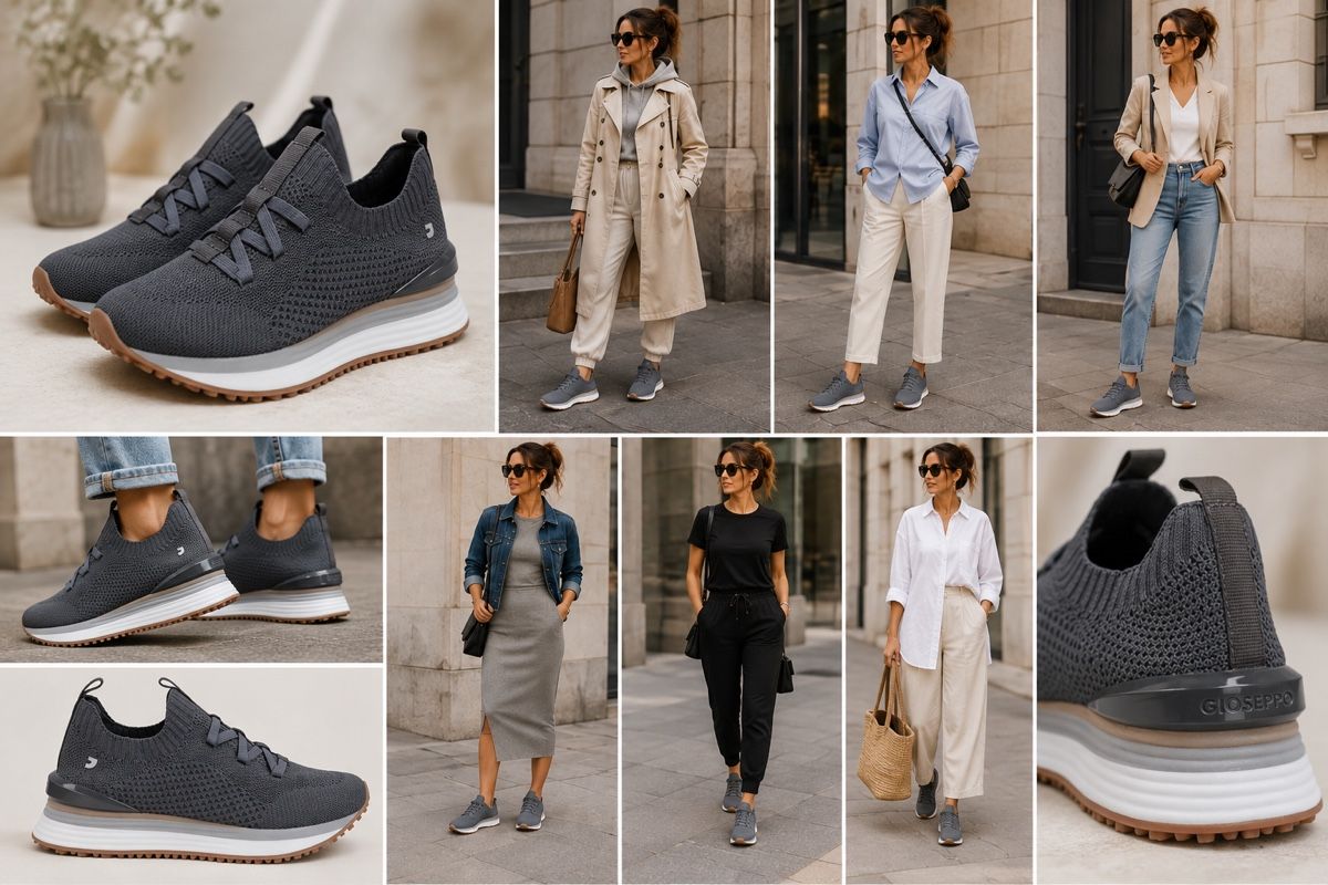 Scarpe da donna: Baskets Gioseppo gris anthracite – Nuovo (secondo la descrizione) da Chêne bourg venduto da Elegance_2023 5
