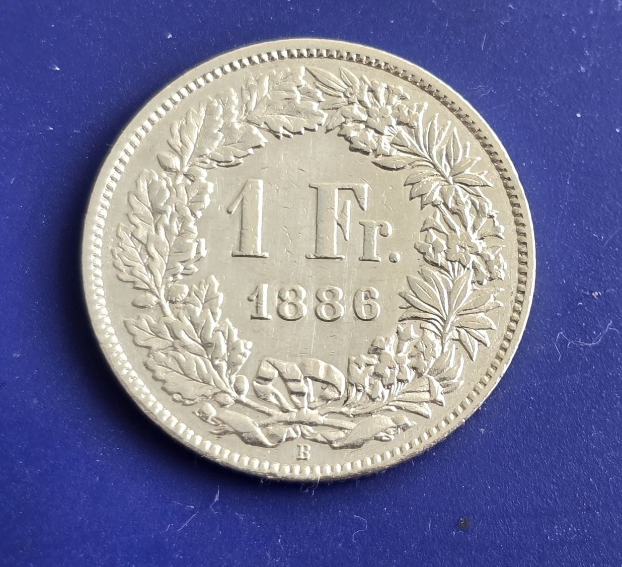 Tutti le monete: Schweiz 1 Fr. 1886 gute Erhaltung – Usato da Winterthur venduto da Cruiser3