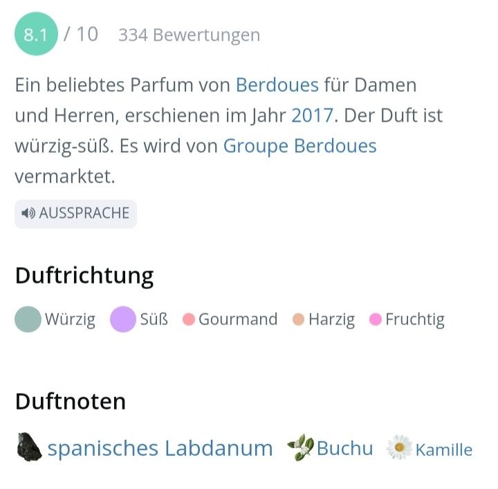 Profumi & Eau de Toilette: 5 ml MAASAI MARA BERDOUES ABFÜLLUNG – Nuovo (secondo la descrizione) da St. Gallen venduto da CaliSunshine 3