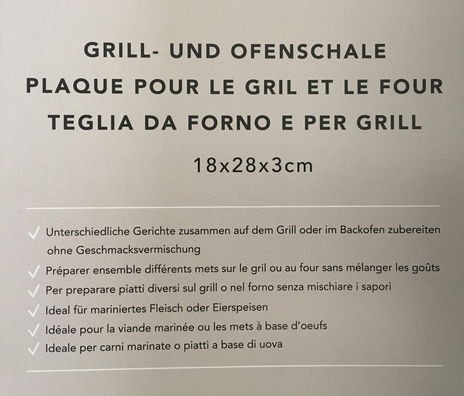 Elettrodomestici da cucina: Grill-und Ofenschale – Nuovo (secondo la descrizione) da Zürich venduto da Buechi49 1