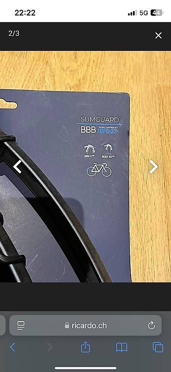 Pezzi di ricambio: Slimguard BBB BFD-22 Schutzblechset – Usato da Luzern venduto da Alhae 1