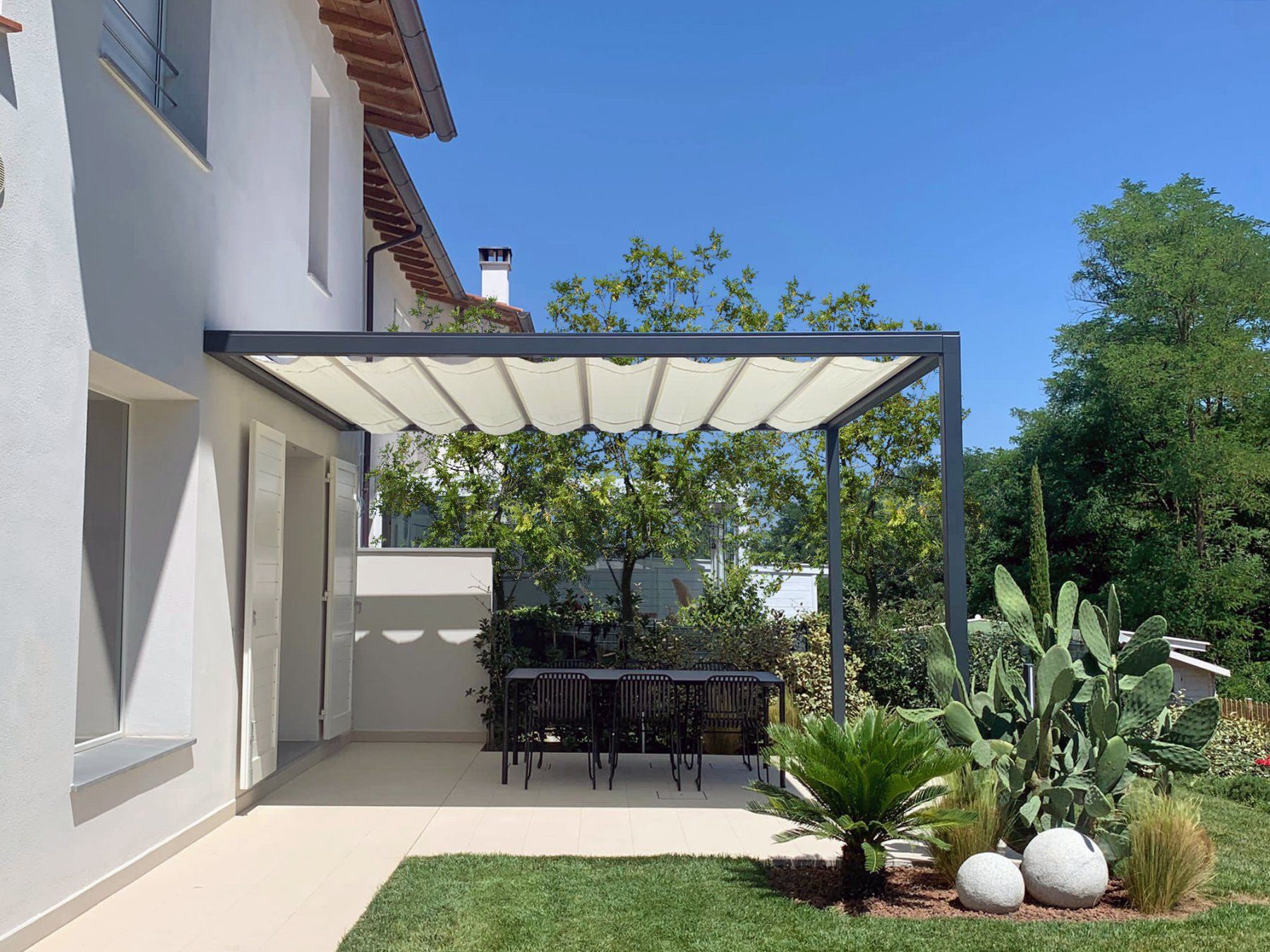 Rifugi: Faltpergola Typ Talas 3x4m – Usato da Däniken SO venduto da TEXBAU_AG 2