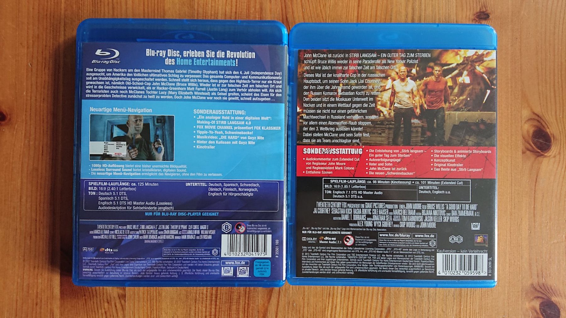 Tutti i DVDs: STIRB LANGSAM 1 bis 5 auf Blu-Ray mit Bruce Willis – Usato da Wilderswil venduto da Exebub 4