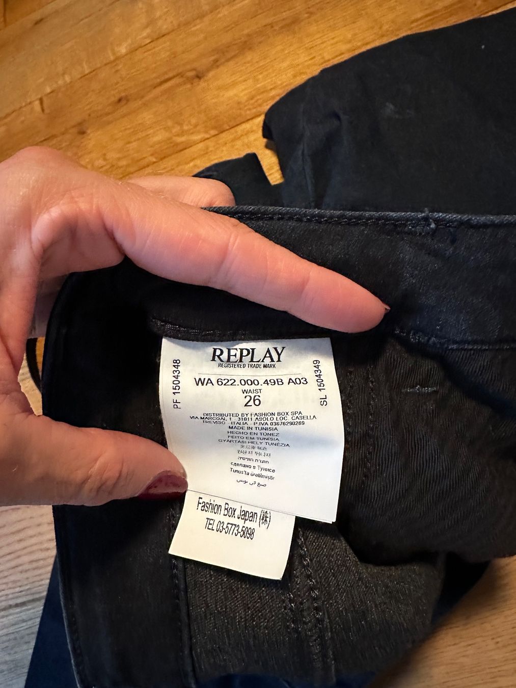 Replay Jeans: Replay Hyperfree Biker Boyfriend W26 – Nuovo (secondo la descrizione) da Uttigen venduto da 1hihallo4 2