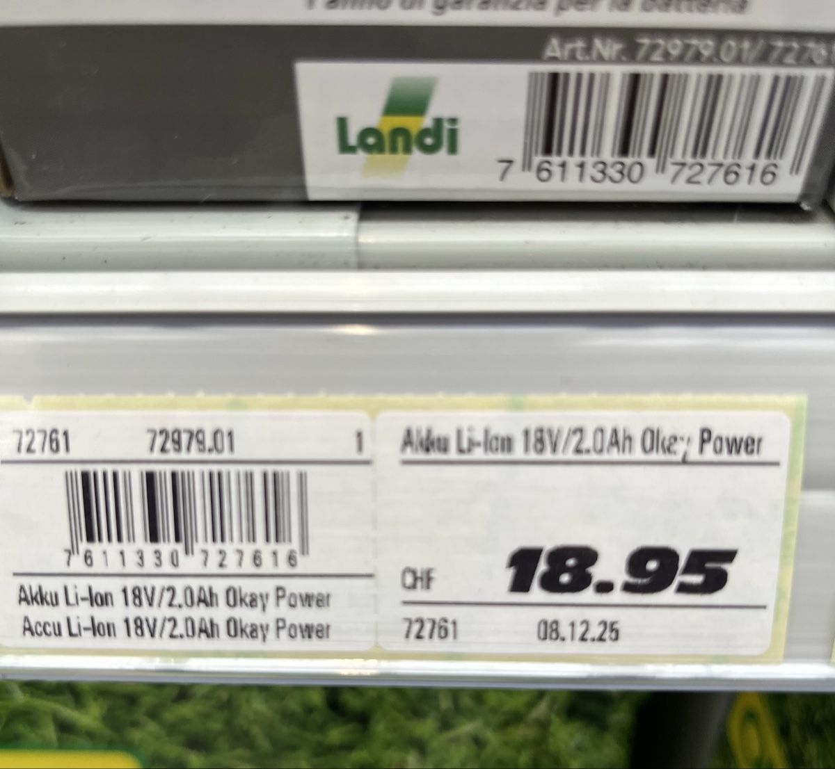Caricatori & Batterie: 2 Akku Landi / 18V / 2Ah – Usato da winterthur venduto da nfp13 5