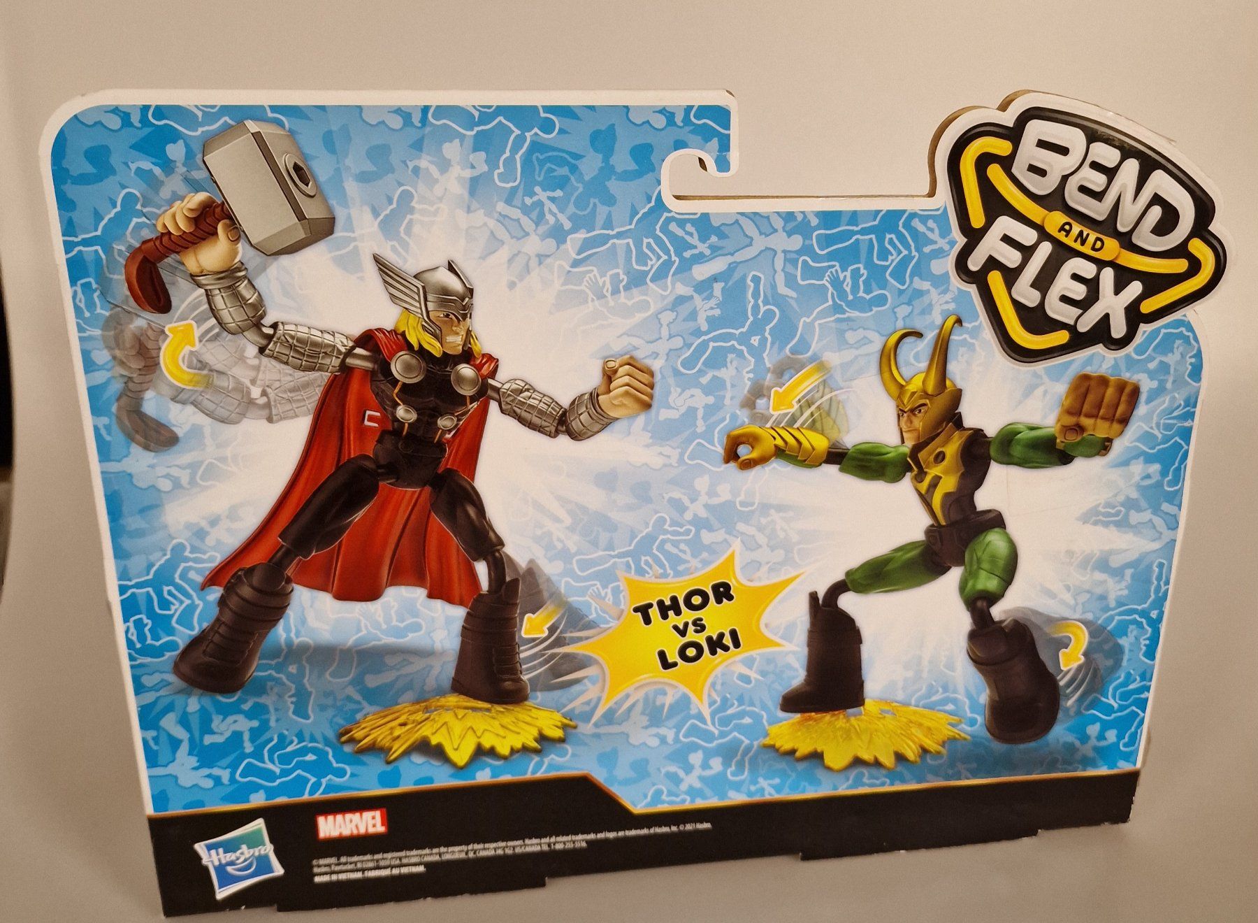 Marvel Spielzeuge: Marvel Avengers Bend and Flex Thor vs Loki Figuren – Neu und originalverpackt aus Oberuzwil von aseinkaufswelt 1
