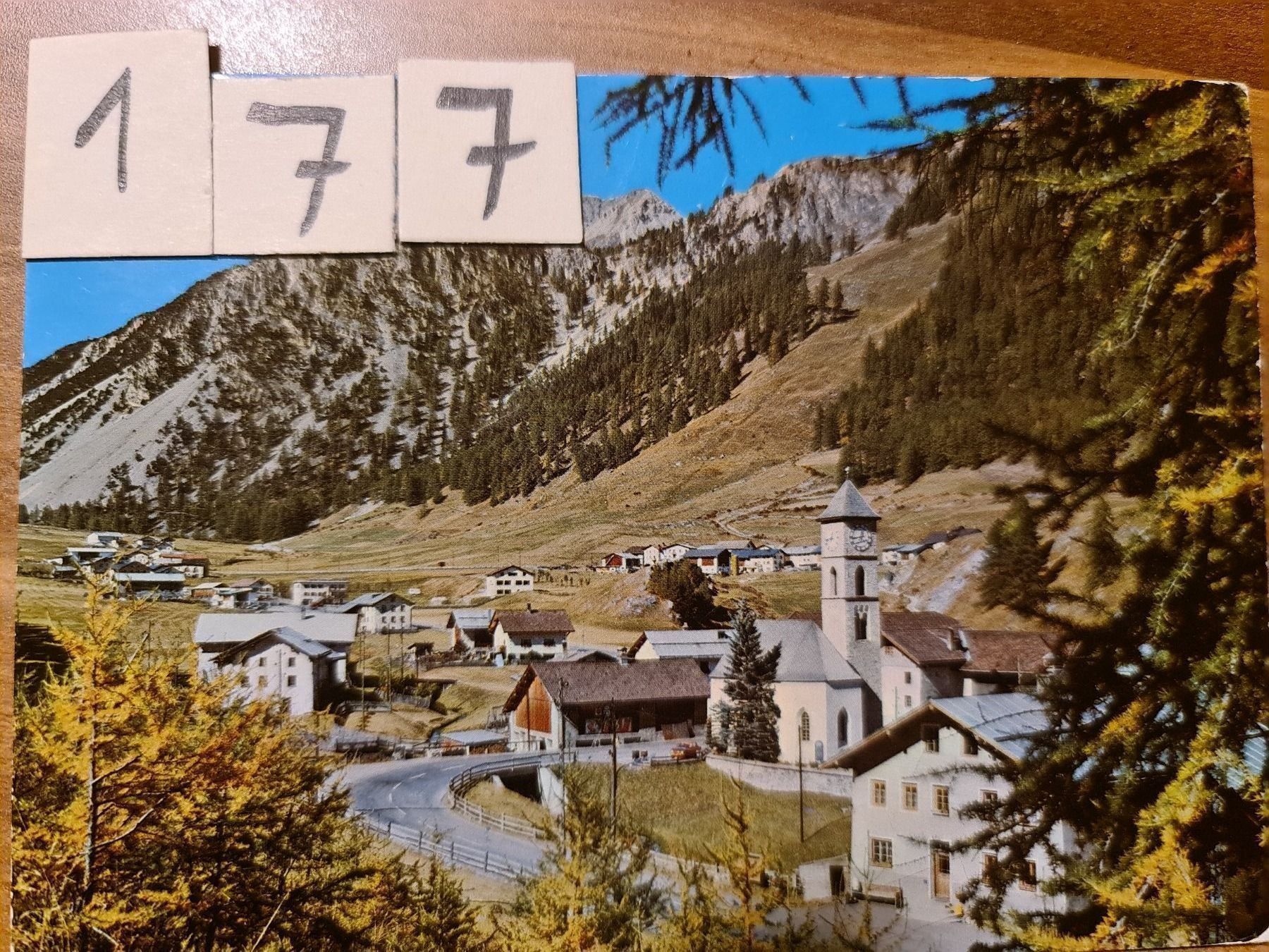 Cartoline postali: Ansichtskarte Tschierv 1973 – Usato da Dintikon venduto da Vexi