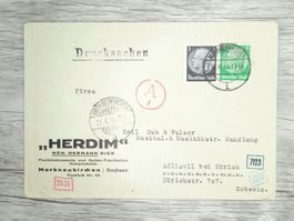 TR82 Enveloppe + Timbre Allemagne 1944