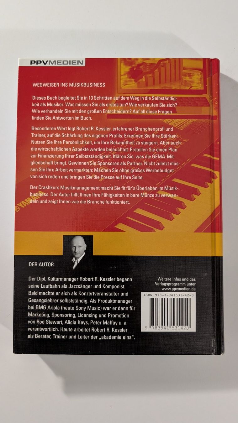 Libri: Crashkurs Musikmanagement – Nuovo (secondo la descrizione) da Baar venduto da Arthur_Fooksayk 1