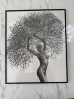 Herb Ritts Photo Poster Framed / Vintage Bild gerahmt rare