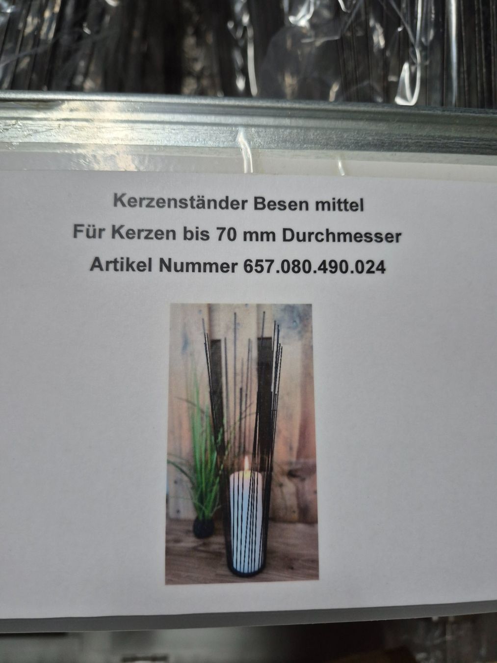 Portacandele: 1032 Posten Kerzenständer aus Liq – Nuovo (secondo la descrizione) da Derendingen venduto da Meisterstuecke 2