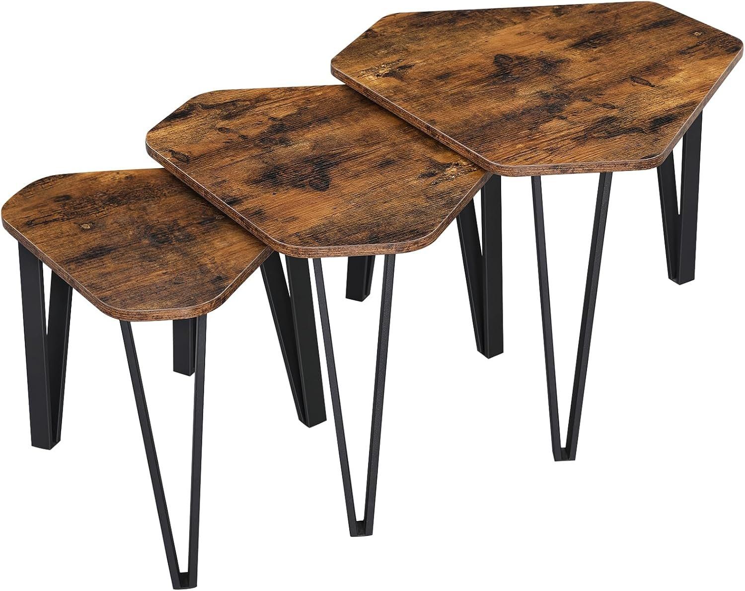 Tische: Couchtisch, Beistelltisch, 3er Set – Neu (gemäss Beschreibung) aus Sins von Taschending