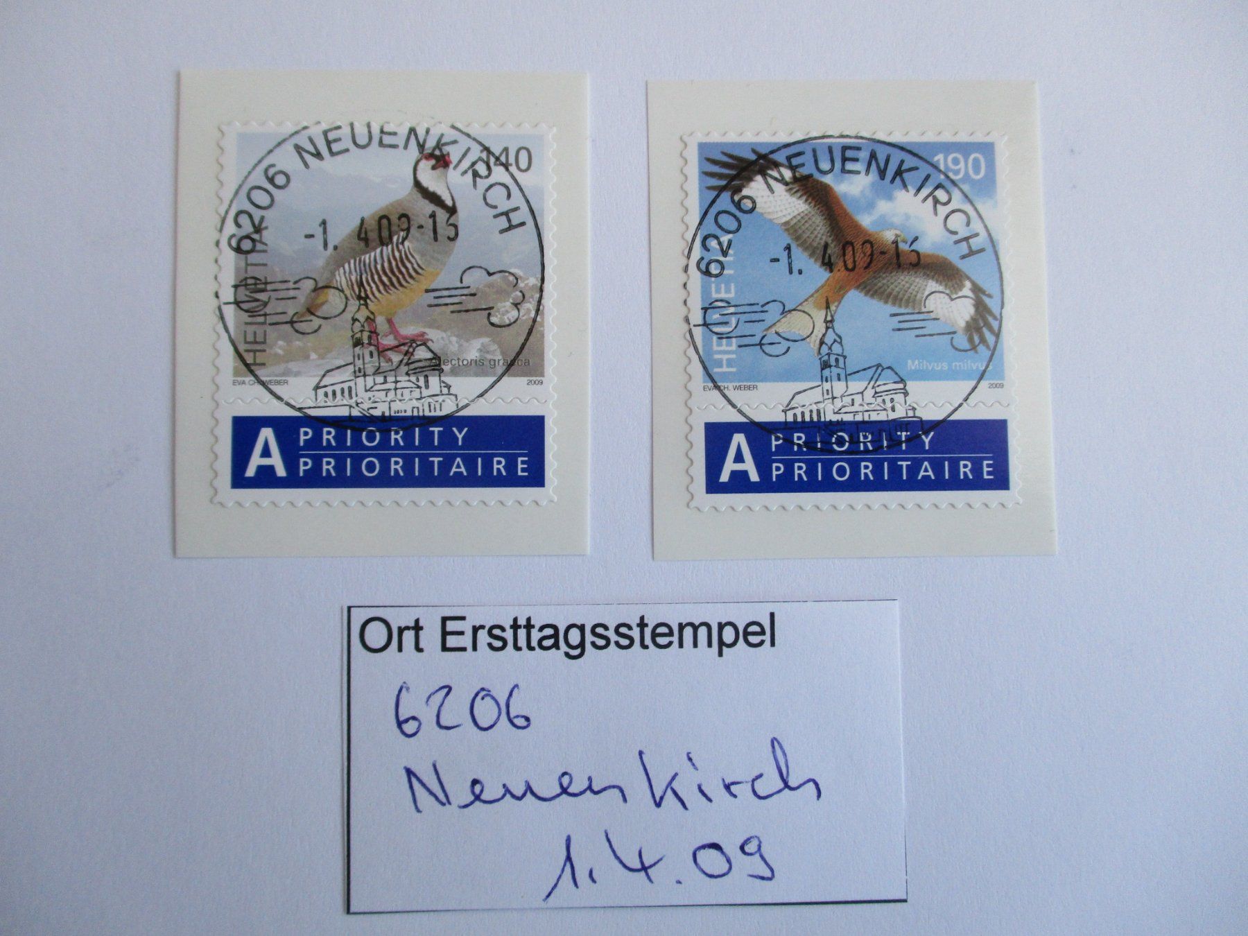 Alle Briefmarken: Voll Ort Ersttagsstempel 6206 Neuenkirch – Gebraucht aus Langnau b. Reiden von Aktuell88