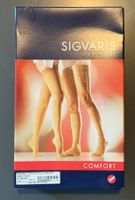 2 x Kompressionstrümpfe SIGVARIS Gr. L, 1x Grau, 1x Schwarz