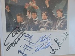 Team Deutschland - Skispringen Olympia 1998 Silber