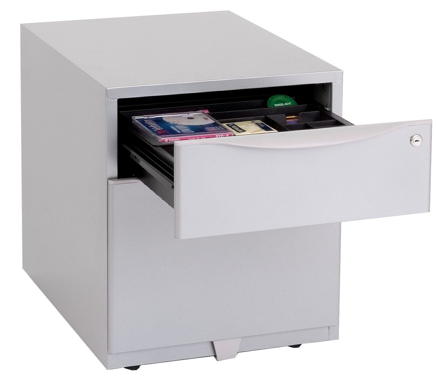 Korpus: BISLEY Rollcontainer Value, silber, Stahl – Neu und originalverpackt aus Lachen SZ von officefactoryag
