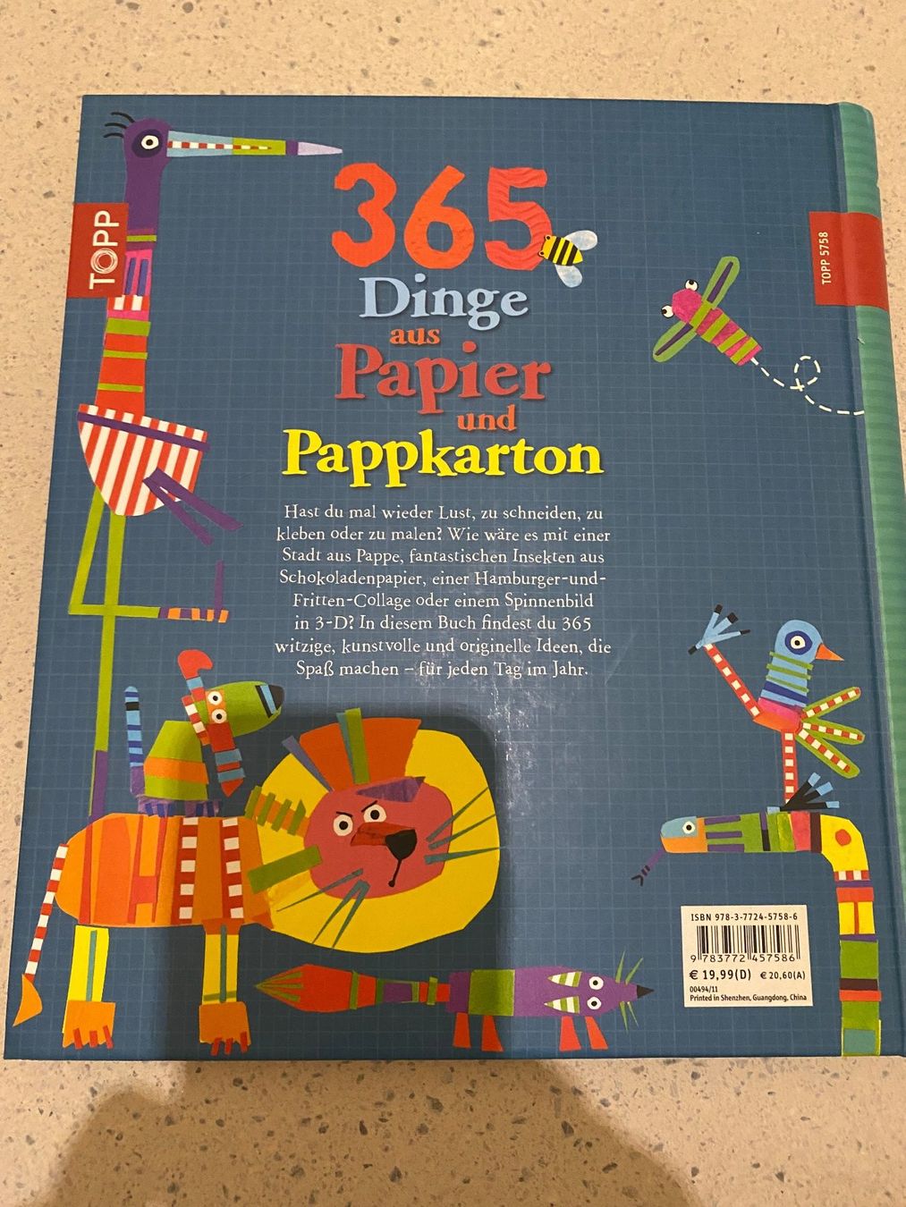 Libri: 365 Bastelideen: "Dinge aus Papier" – Usato da Alpnach Dorf venduto da Fengeli 1