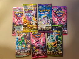 7 x Booster packs Pokémon - Booster Sealed