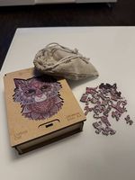 Magic Puzzle Curious Cat  150 Teile  Holzpuzzle