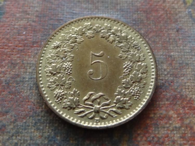 Tutti le monete: 5 Rp. 1989 – Usato da Romanel-sur-Lausanne venduto da Swift13 1