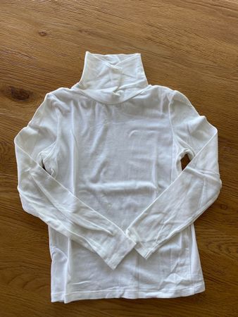 Sous pull blanc fille manches longues 8 ans