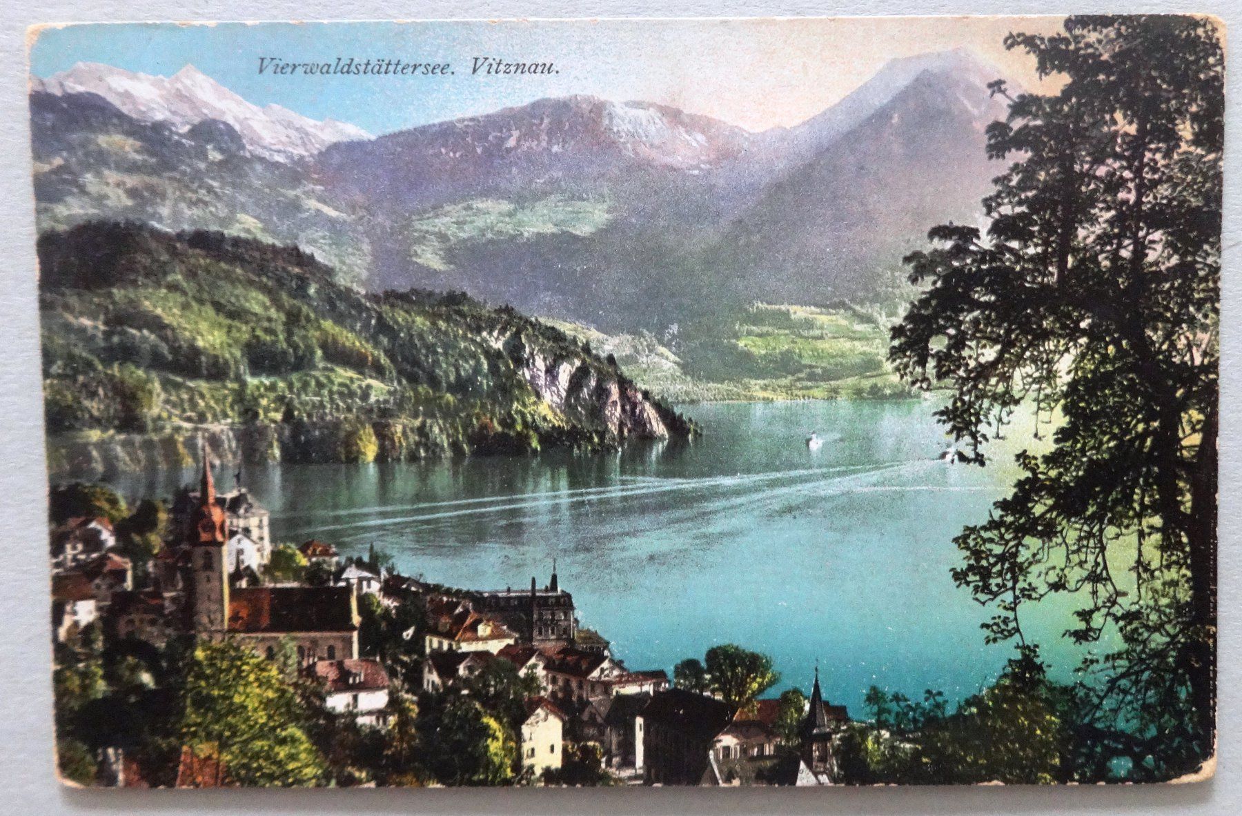 Cartoline postali: Vierwaldstättersee, Vitznau – Usato da Fétigny venduto da Billy2miny