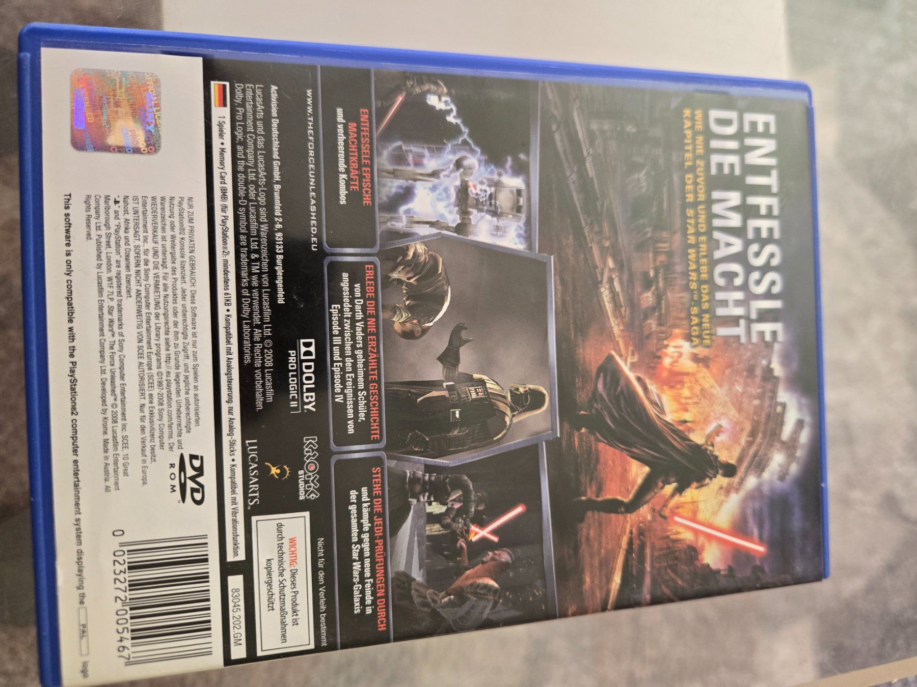 Giochi: Star Wars The Force Unleashed PS2 – Usato da Bussigny venduto da Kfdlt 1
