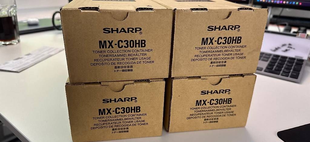 Druckerpatronen & Toner: 4 x Toner Sharp MX-C30HB Toner – Neu und originalverpackt aus Selzach von hor_w977 1