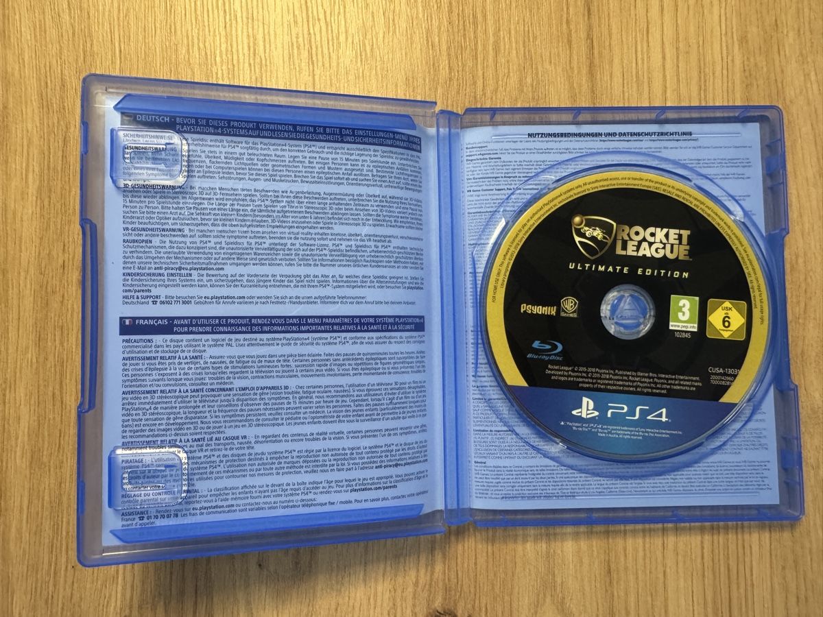 Sony Spiele: Rocket League Ultimate Edition PS4 Spiel – Gebraucht aus Biberist von etesummer 2