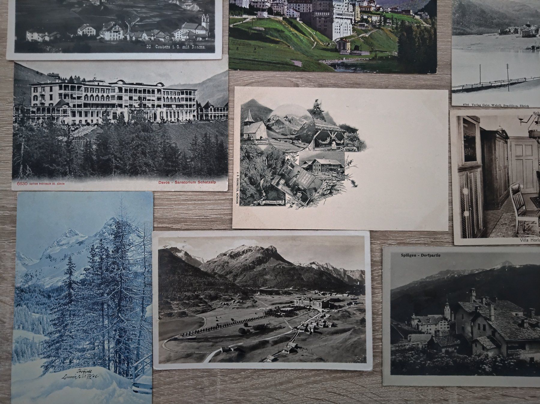 Ansichtskarten: +++27 URALTE ANSICHTSKARTEN VON GRAUBÜNDEN AB 1900+++ AB 1.- – Gebraucht aus Zürich von  3