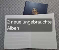 2 Top-Zustand Briefmarken Alben, nie gebraucht, 2 Stück