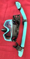 Taucherbrille und Schnorchel Set mintgrün neu