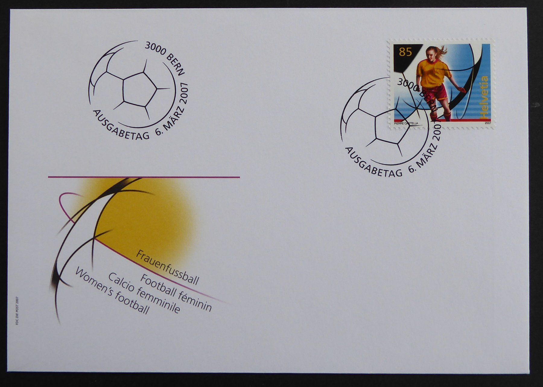 Tutti i francobolli: 2007 - CH - Znr. 1228 / Einzelwert - FDC - ES - 06.03.2007 – Usato da Holziken venduto da Cindy003