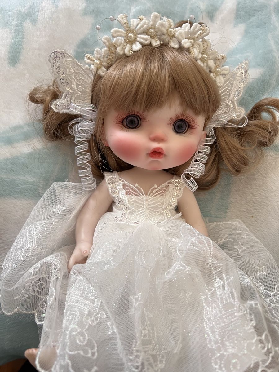 Bambole: Puppe im Hochzeitskleid gr: ca 23cm !Letzte Chance! – Nuovo e nell'imballaggio originale da Olten venduto da Sonjason 9