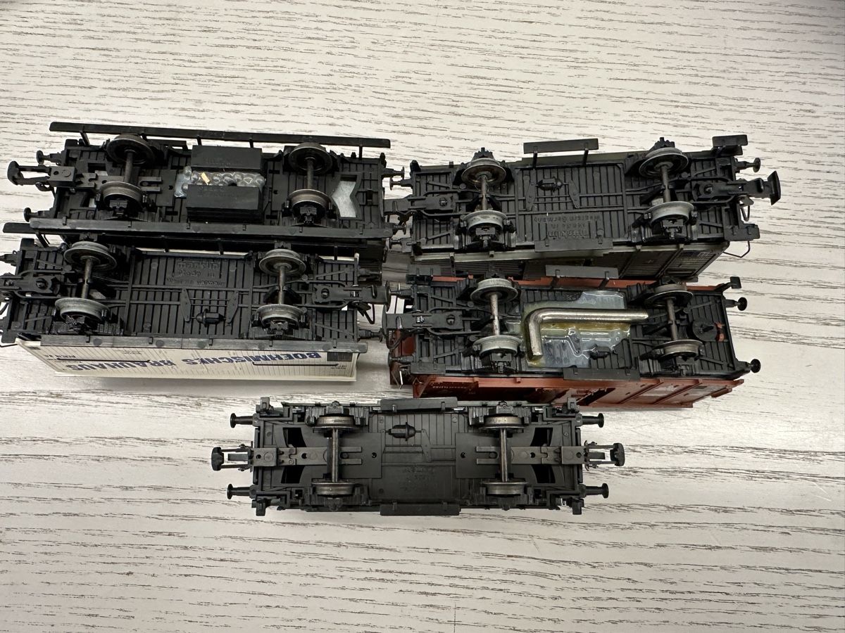 Märklin Modellini di ferrovie: Märklin 5x DRG Güterwagen – Usato da Lupsingen venduto da New-Haven 3