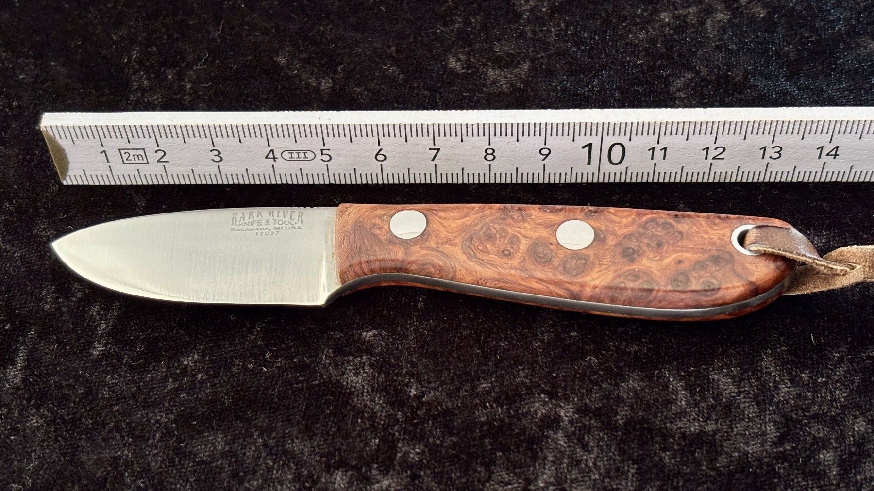 Coltelli tascabile: Bark River PSK, Amboina-Wurzelholz, 12C27 – Usato da Frauenkappelen venduto da Doc_Snyder 2
