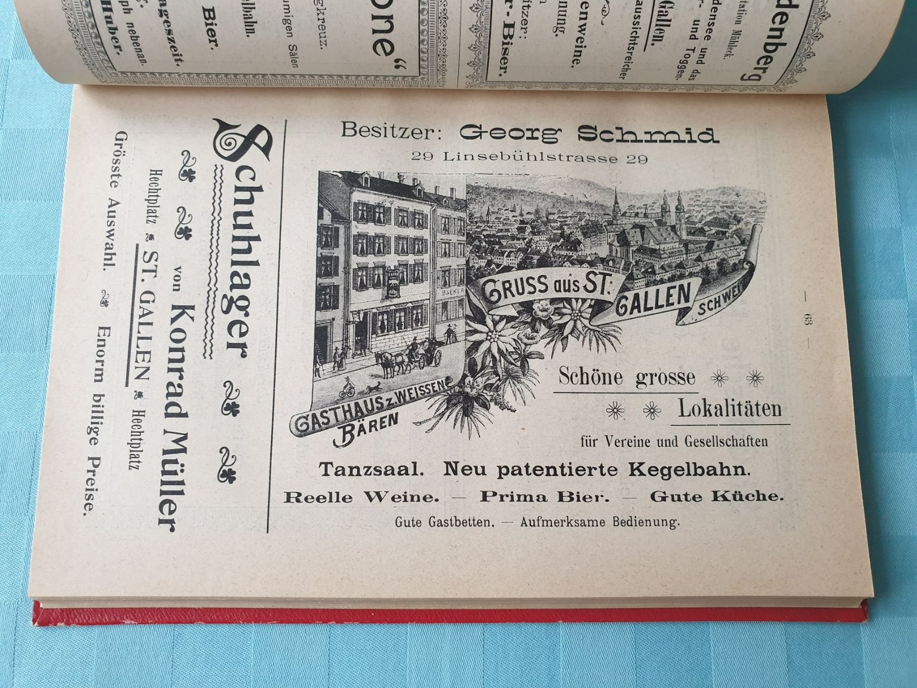 Libri: Antikes Buch Ostschweizerischer Fremdenführer 1903 – Usato da Mörschwil venduto da spirspi 5