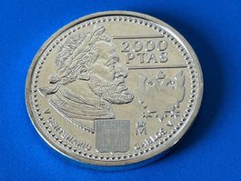 Spain - 2000 Pesetas (Charles V) 2000