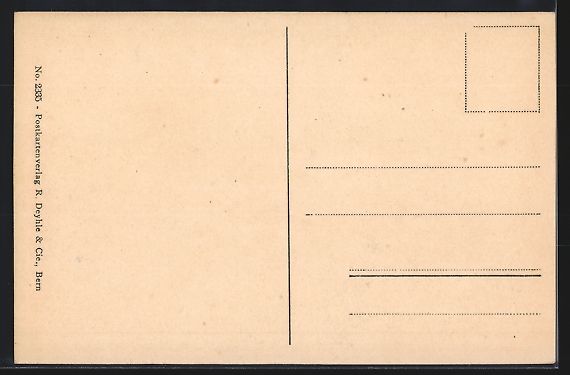 Cartoline postali: Hilterfingen, Teilansicht mit Thunersee – Usato da Berlin venduto da bartko-reher 1