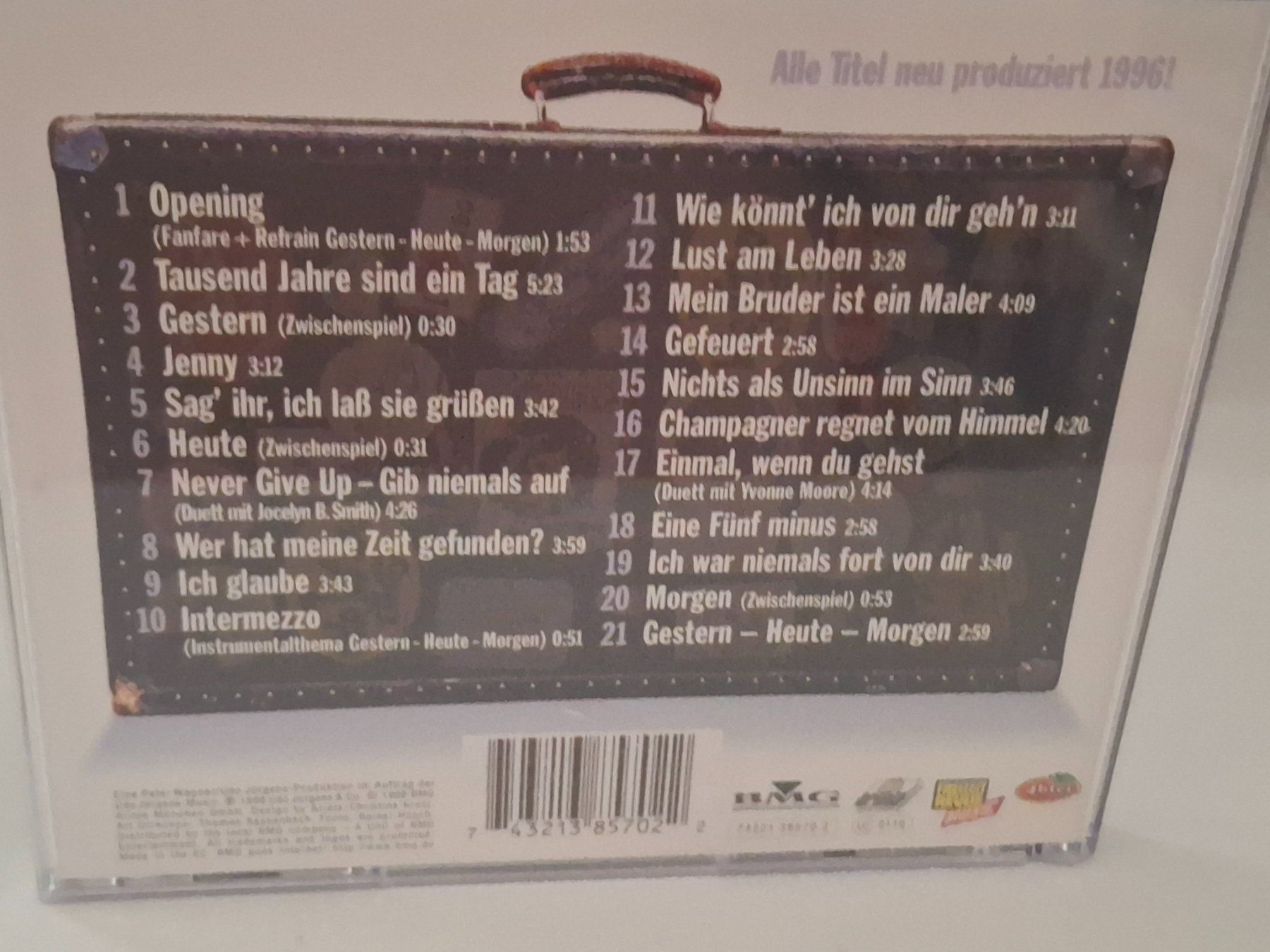 CD: CD Udo Jürgens - Gestern Heute Morgen – Usato da Aarberg venduto da Jackup1 1