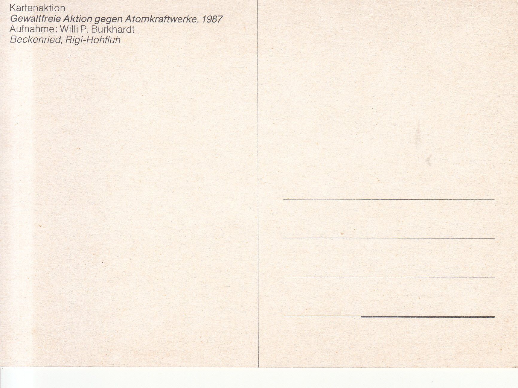 Cartoline postali: Beckenried 1987 – Usato da Bürglen TG venduto da StampGraf 1