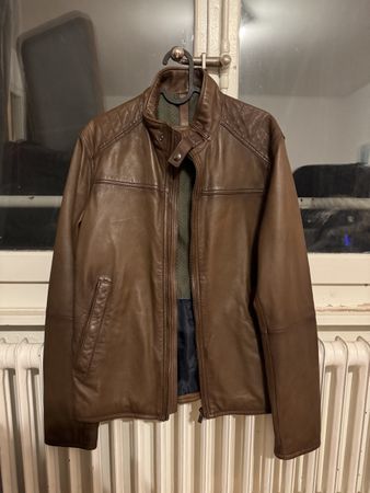 Veste en cuir de mouton - Massimo Dutti