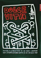 DOLCE VITA FESTIVAL LAUSANNE 1991 Haring - Affiche originale