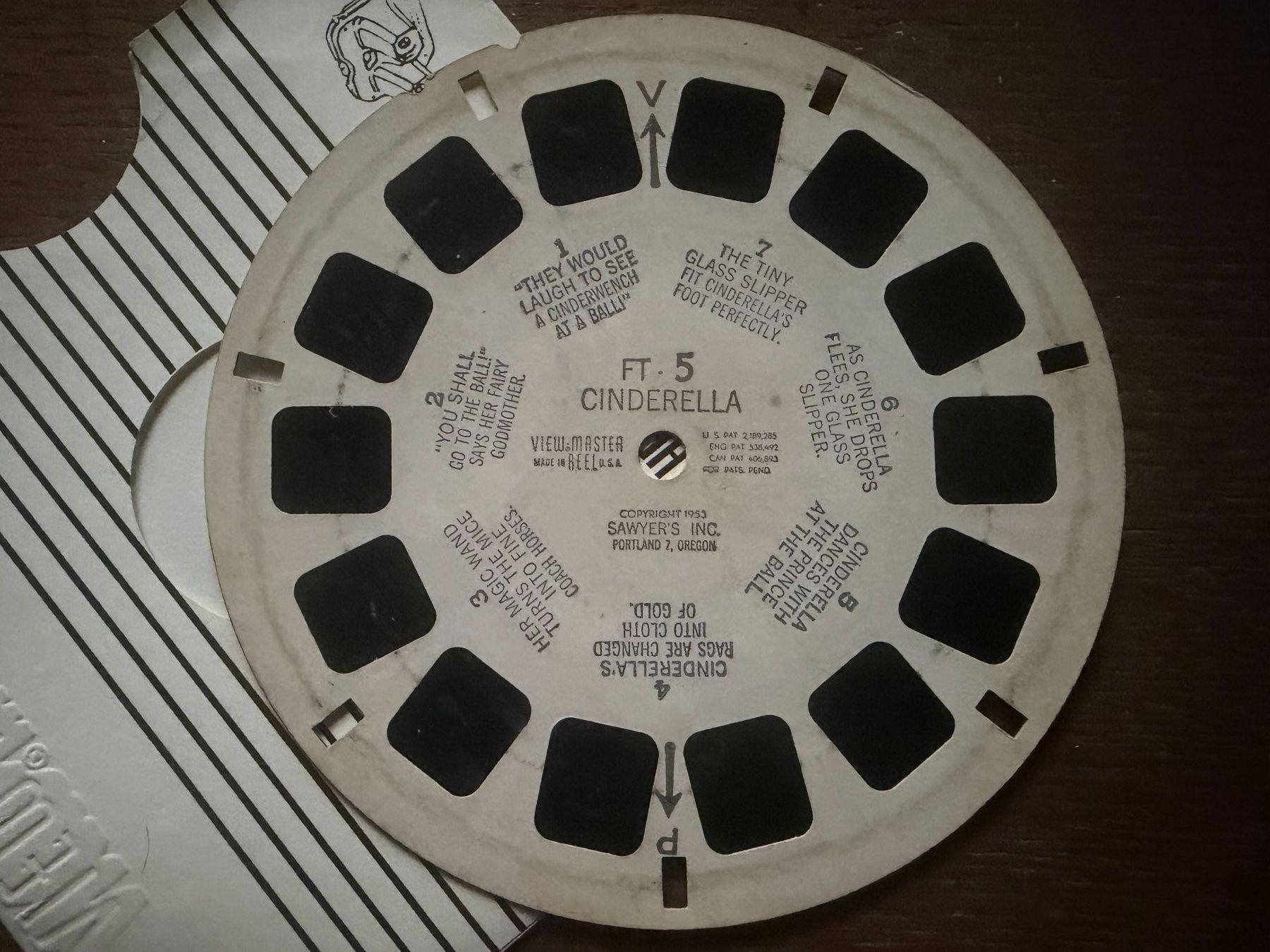 View-master Jouets: View-Master 3D: Nr. FT 5 Cinderella – D'occasion à Tegerfelden par siebenmacky 1