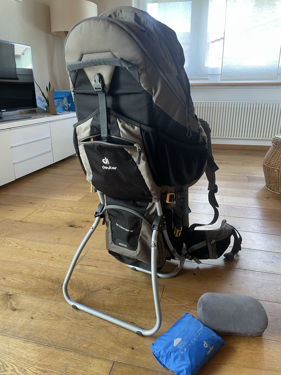 Deuter Marsupi portabebè: Deuter KidComfort 3, Tragerucksack, Kindertrage – Usato da Recherswil venduto da grafics