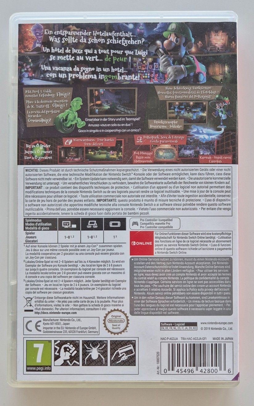 Nintendo Giochi: Luigi's Mansion 3 - Nintendo Switch – Usato da Wädenswil venduto da Busch2007 1