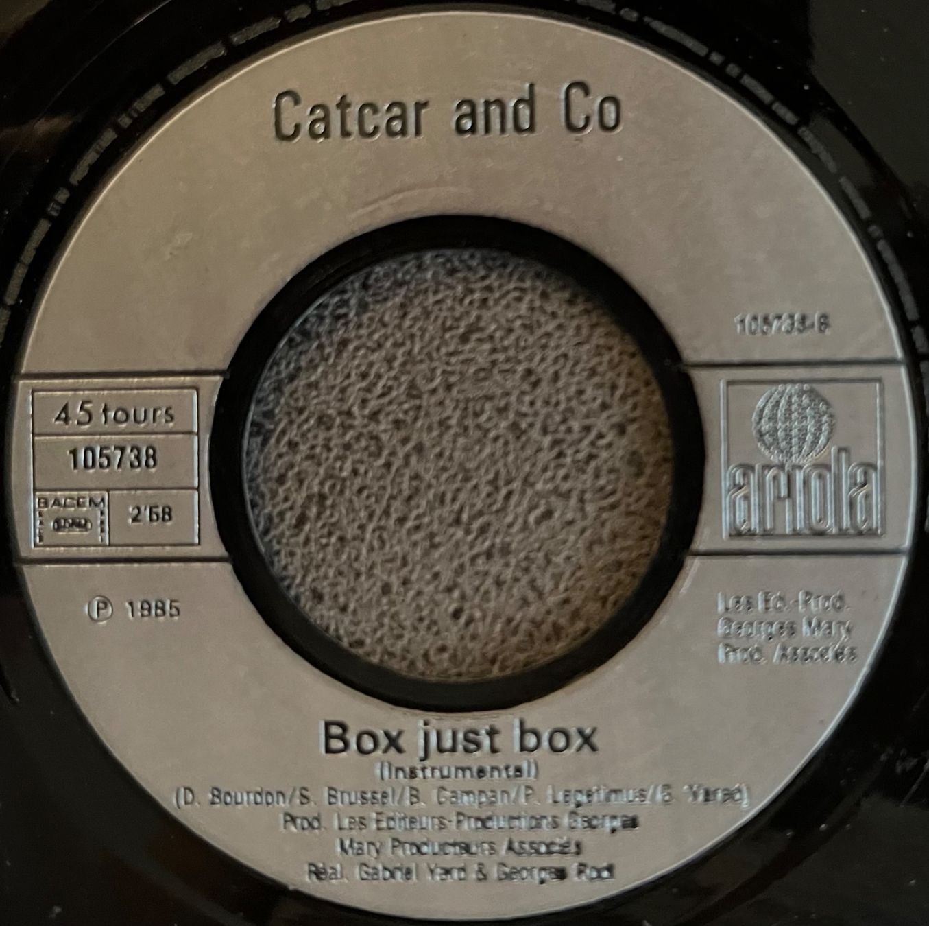 CATCAR AND CO - BOX JUST BOX - B.O. DU FILM LE TELEPHONE SON (Gebraucht ...