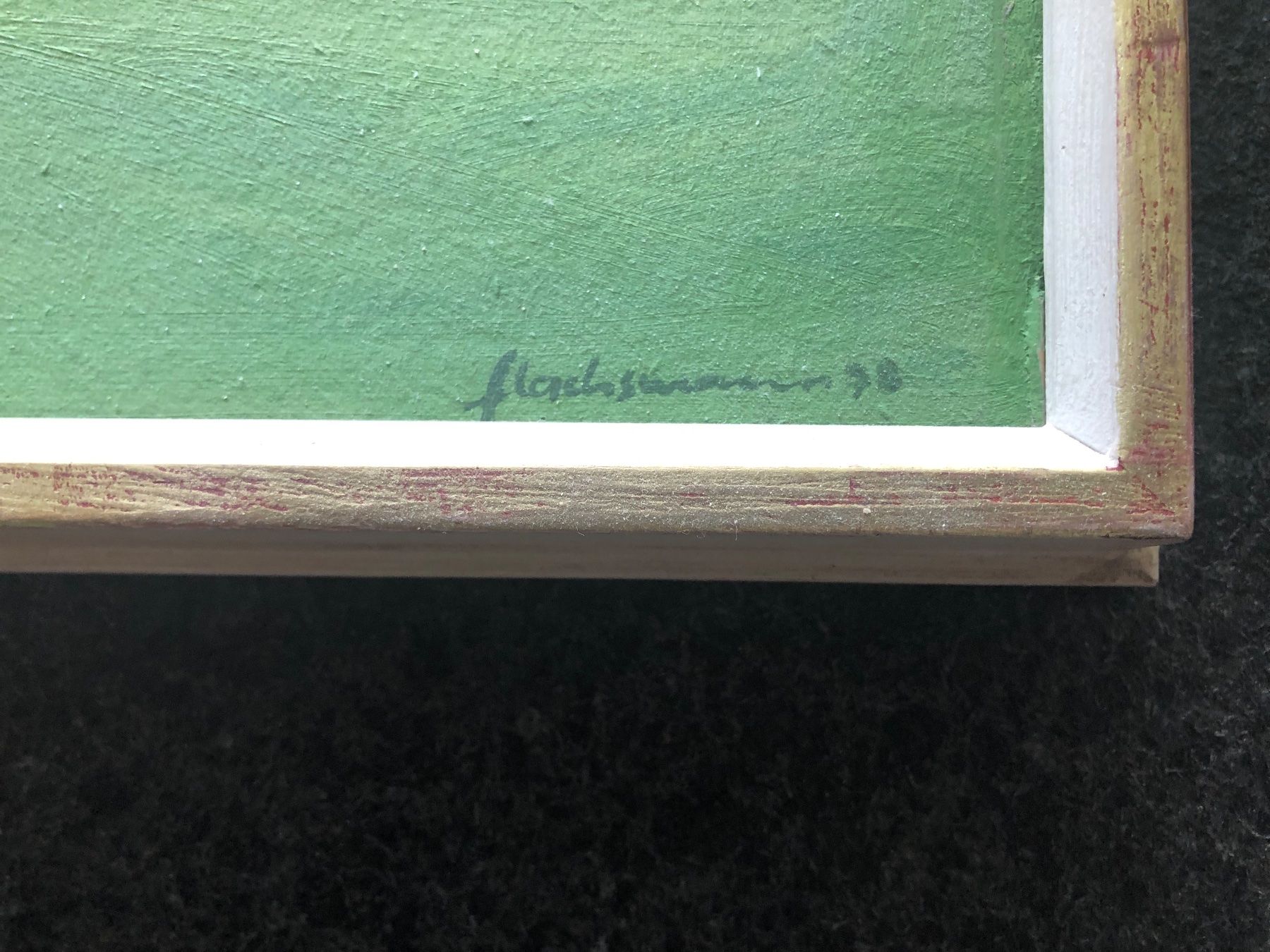 Gemälde: Ölgemälde von Eugen Flachsmann Wetzikon 1978 – Gebraucht aus Gossau ZH von peabo 2